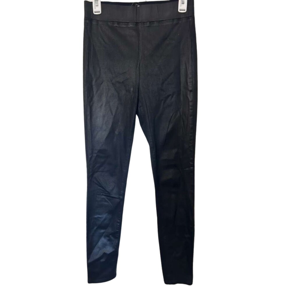 L'agence Rochelle High Rise Pull On Jean Women's Large Black Leggings